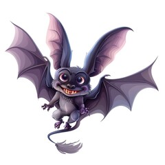Bat Light element animal cartoon isolated whitebackground 16:9