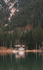 lake in the mountains