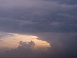 Gewitterwolken am Himmel