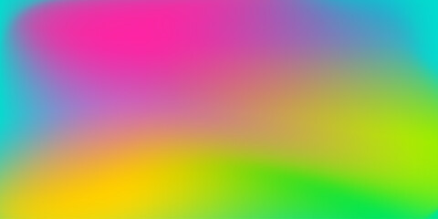 Abstract gradient background, bright rainbow color palette