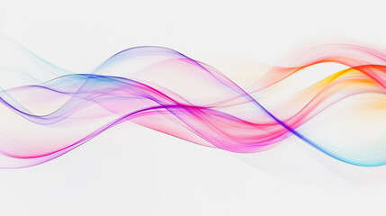 Abstract white background with pastel colorful technology futuristic Virtual reality illustration, fiberoptic connection Innovation and telecommunications with moving lines and coordinates. 3d render