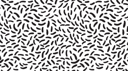 Modern Graphic Pattern with Brush and Ink Texture for Artistic Design