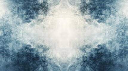 Fototapeta premium Abstract grey and white background with light in the center.