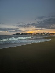 sunset on the beach © AdyLinette