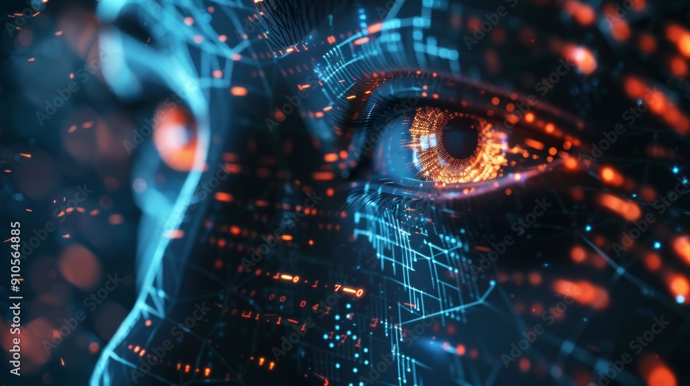Poster the use of ai and automation in business processes illustrates efficiency and productivity improveme