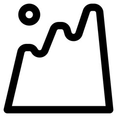 mountain logo icon element