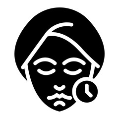 Skin care, aesthetics treatment icon