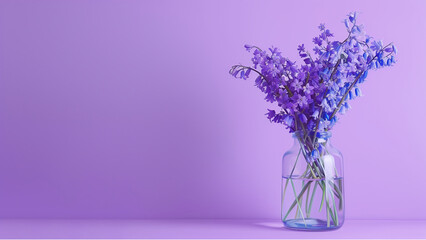 bouquet of flowers in vase, Concept Home decor, Floral arrangements,  Minimalist style
