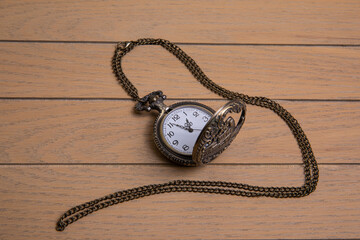 train engraved pocket watch