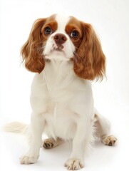 Fototapeta premium Cavalier King Charles Spaniel Dog Sitting