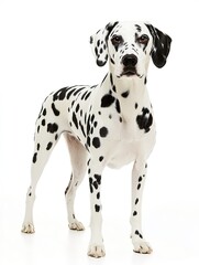 Dalmatian dog standing