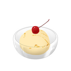 アイスクリーム　バニラ