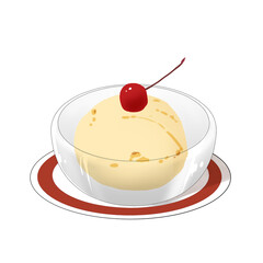 アイスクリーム　バニラ