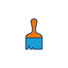Paint icon vector. paint brush icon vector. paint roller icon vector