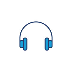 Headphone icon vector. Headvector icon symbols