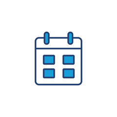 Calendar icon vector. Calender symbol. calendar vector icon
