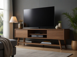 Tv zone background image illustration. Created using generative AI tools