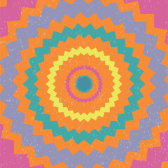 Large Star Mandala Background Illustration.