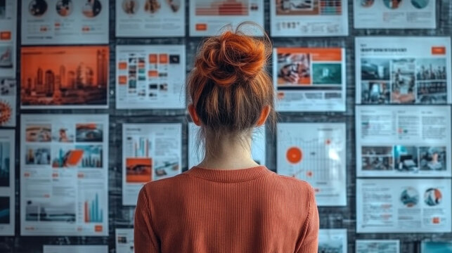 Social media manager using various platforms to promote a new product.