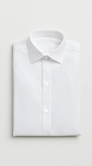 Shirt mockup, folded neatly with simple background, minimalist approach