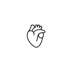 Heart icon vector. EPS 10 editable vector