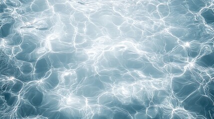 Fototapeta premium White water wave texture background Closeup of clear calm water surface texture with splashes and bubbles.