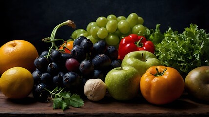 Art of fruit and vegetables