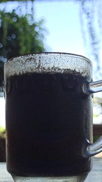 hot coffee rady to drink