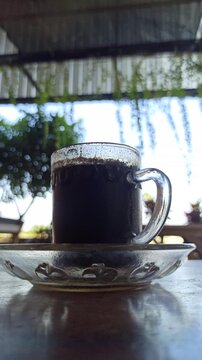 hot coffee rady to drink