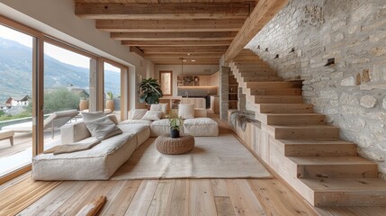 Modern Mountain Chalet Interior Design