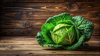 Fresh green cabbage on a rustic wooden table, cabbage, vegetable, healthy, organic, fresh, green, food, farm
