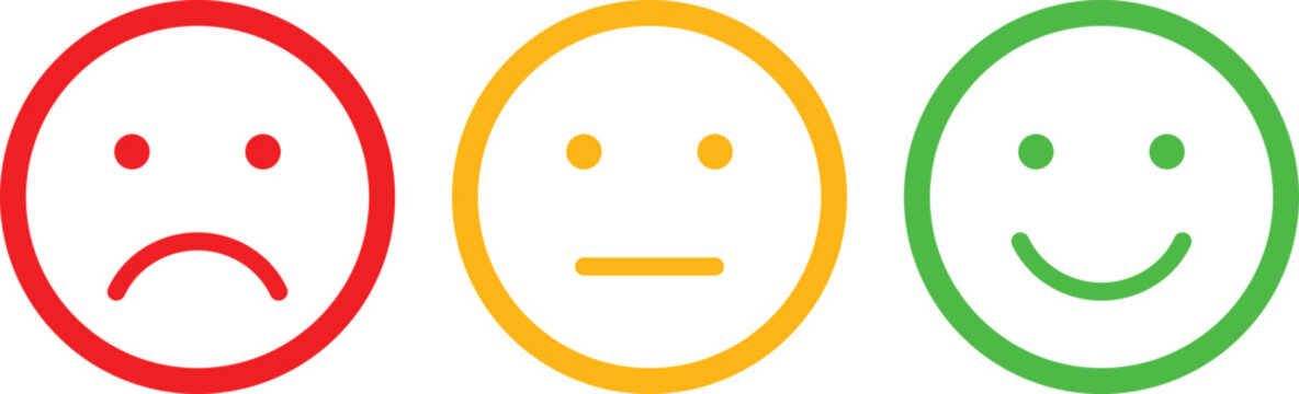 Customer satisfaction rating through emoji  