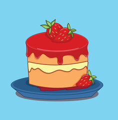 Cake illustration