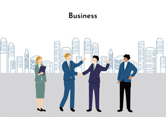 ビジネスシーン　イラスト