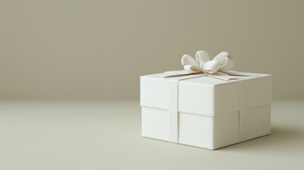 Bulk white wedding favor boxes blank space for text.