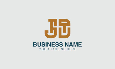Obraz premium JD J jd initial logo | initial based abstract modern minimal creative logo, vector template image. luxury logotype logo, real estate homie logo. typography logo. initials logo