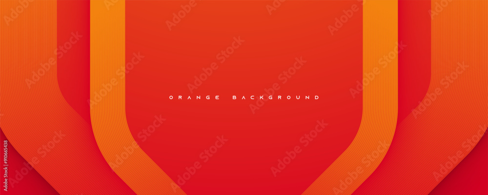 Poster orange abstract background arrow lines texture design vector