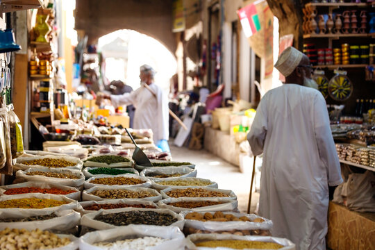 Local market in the old town, Nizwa, Oman