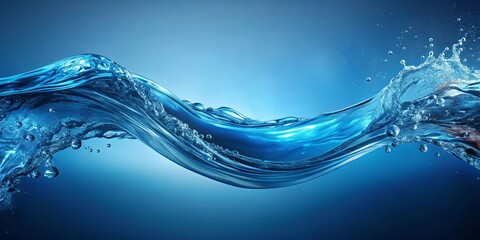 Abstract blue textured background resembling flowing water, blue, abstract, texture, pattern, design, vibrant, artistic