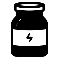 protein shake drink icon