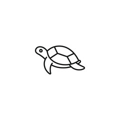 Turtle icon vector. EPS 10 editable vector