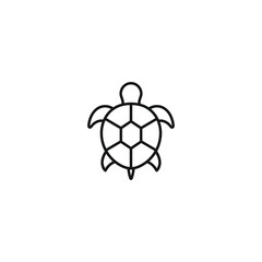 Obraz premium Turtle icon vector. EPS 10 editable vector