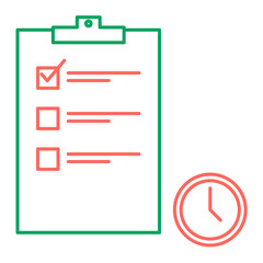 Schedule for Productivity Icon