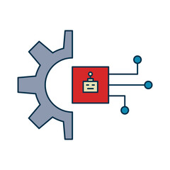 Robotic Automation for Productivity Icon