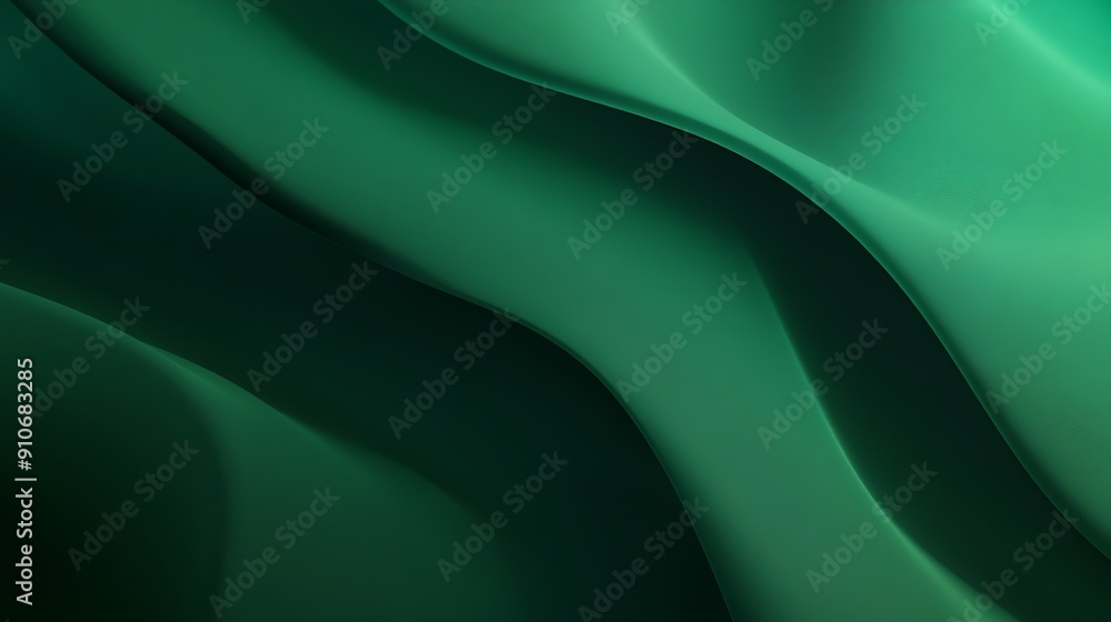 Poster green gradient background abstract for book cover design and web design : generative ai