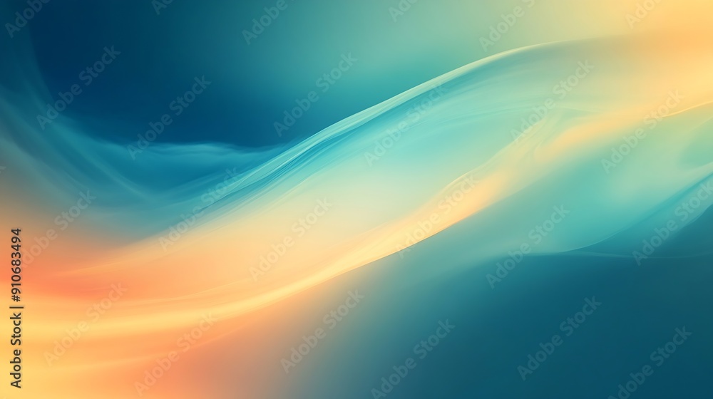 Poster nice smooth gradient desktop wallpaper using for background or media presentation : generative ai
