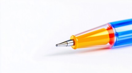 Fototapeta premium Colorful pen in white background isolate : Generative AI