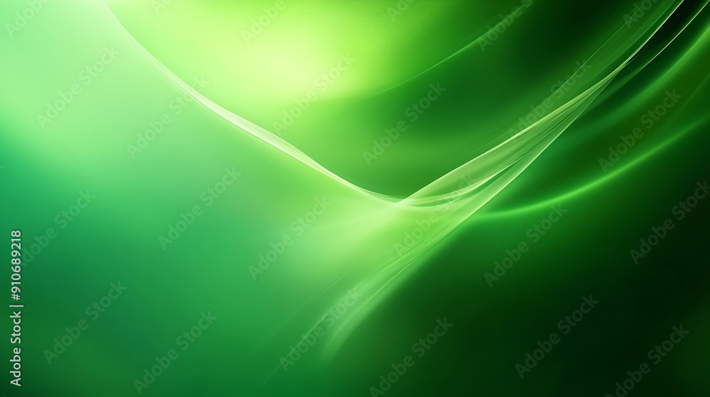 Aufkleber green gradient background abstract for book cover design and web design : generative ai