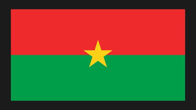 Burkina Faso Paper Folding Flag, Burkina Faso Flag, Flags Animation, Burkina Faso Banner, Celebration, Patriots, 4K Animation, Surface Texture, Background.