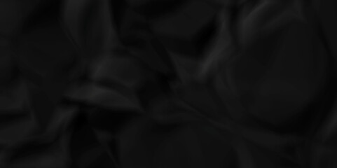 Vector Dark black stain rough crumpled old paper background. panorama craft wrinkly paper texture background, crumpled craft ripped poster and banner.	

